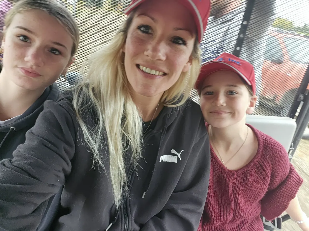 Lacey with her kids